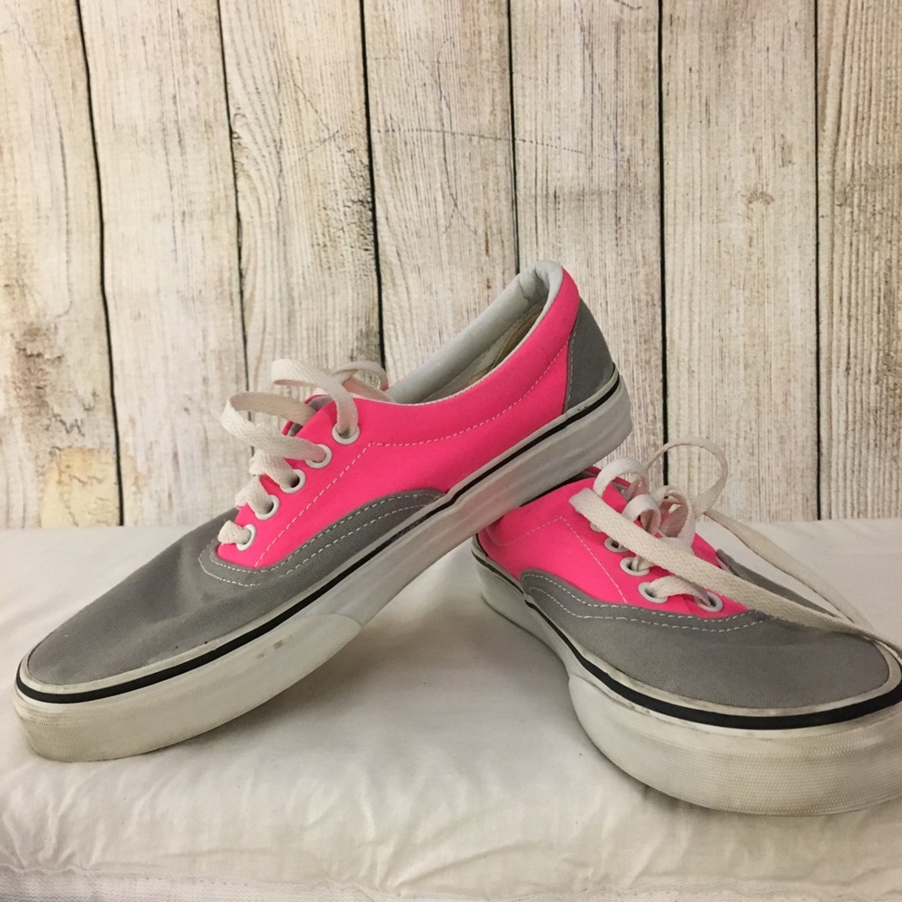 Pink and Grey Vans